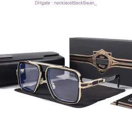 Vintage Sunglasses square Women's Sun glasses Fashion Designer Shades Luxury Golden Frame UV400 Gradient LXN-EVO DITA seventiethly vain loguat MOSG