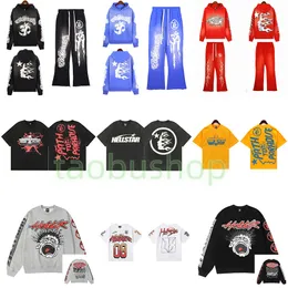 2024 Hell-Stars Mens Women Hoodie Pants Tracksuits High Quality Hoodies Mens Womens Fashion الرجال