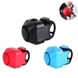 Bike Electronic Loud Horn 130 db Warning Safety Electric Bell Siren Bicycle Handlebar Alarm Ring Bell Cycling Accessories 240318