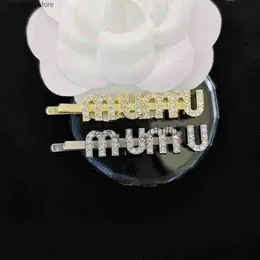 Клипы для волос Barrettes Hair Clips Barrettes Omen Luxury Brand Gold Silver Letter Clip Metal Designer Barrettes Fash