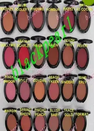 24 peças de boa qualidade, venda mais baixa, nova maquiagem brilhante blush 24 cores sem espelhos sem brus 6g nome em inglês gift3302046