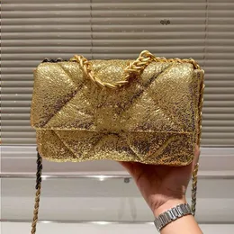Luxus Designer Taschen Klassische 19 CC Klappe Umhängetaschen Frankreich Marke Hohe Qualität Gesteppte Matelasse Bling-bling Goldene Frauen Ketten Ncdd