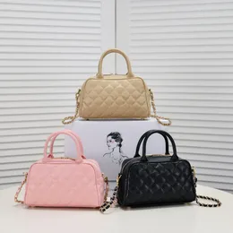 Дизайнерская винтажная сумка Hilton Chaneles 24C, женская мини-сумка, сумка через плечо из воловьей кожи с икрой, сумка через плечо с цепочкой, сумка через плечо, женский кошелек
