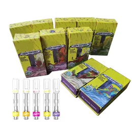 J eeter Juice Glass Carts Atomizers Ceramic Coil Cartridges 0.8ml 1.0ml Empty 510 Thread Cartridge with Packaging Vaporizer