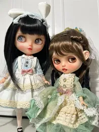 OB24 Платье 30 СМ 16 BJD Blythes Кукла Одежда Одевание Кукла DIY Одежда Аксессуары Для Девочки Подарок 240315