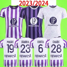 23 24サッカージャージ3番目のドンナムダリンガホームアウェイマイロットデフット2023 2024トゥールーズメンキットフットボールシャツユニフォームシッコオナアウウーチャイビ