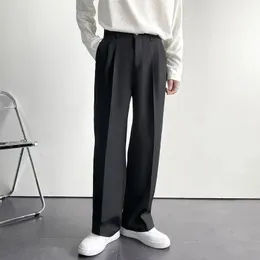 Pantaloni da uomo primaverili e autunnali dal design personalizzato Pantaloni casual dritti di alta qualità dal design personalizzato Abbigliamento da uomo semplice 240318