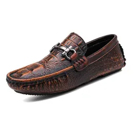 HBP من غير العلامات التجارية أحذية القيادة غير الرسمية مريحة في أحذية Chaussure خفيفة الوزن Homme Mocassin للرجال