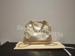 Stella McCartney Falabella duża designerka torba Kobiet lustro 10a luksusowe torby zakupowe portfel posessenger skórzana torebka ramion torebki crossbody