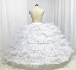 Sottoveste da sposa di design a sette strati con tulle rigido per abito da sposa gonfio8851861