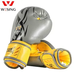 Equipaggiamento protettivo Guanti da boxe Wesing nuovi guanti da boxe professionali Muay thai per arti marziali MMA yq240318