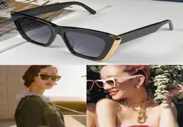 Europäische NEUE Sonnenbrille mit Gravurdruck Vintage mit großen Rändern Sonnenbrille Männer Frauen Katzenaugenbrille Glänzende Luxusmarke patt6795110