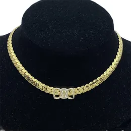Collana in oro placcato gioielli di design per donne collane con ciondolo romantiche classiche doppie catene collane fascino accessori uomo zh176 E4