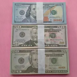 Sahte para filmi pervane çubuğu pervane partisi ABD İngiltere Euro Aud Dolar Euro Pound İngilizce Gerçekçi Oyuncak Bar Kopya Para Birimi 100 PCS/PACK