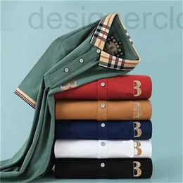 Designer Męskie Polos High End Haftowe z krótkim rękawem Cotton Polo Shirt Men S T Korean Fashion Clothing Summer Top Asian Size M L XL XXL XXXL KER7