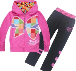 مجموعات ملابس Jojo Siwa 412t Kids Girls Hodies Hoodies Pants مجموعات 110150 سم مصممة للأطفال Girls Zss356221k9238975