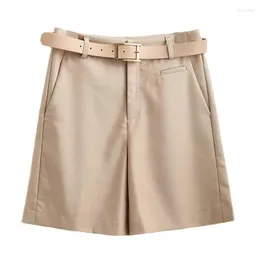 Calças femininas 5 cores shorts de treino curto ginásio atlético correndo yoga para mulheres meninas com bolsos de telefone