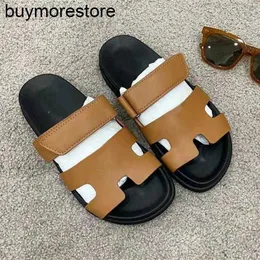 Luxury Chypres Slippers 7a Genuine Leather Sandals Home Slippers vert Slippers Classic vintage mules Summer Lady Leather Flops Top Men Women0HPEFHMV