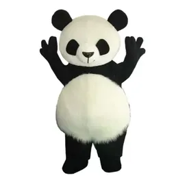 2024 Super Super Giant Panda Mascot Massume Massume موضوع فستان فستان عيد الميلاد زي التميمة الهالوين