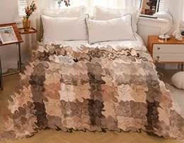 Новое подарочное одеяло, утолщенное фланелевое одеяло, теплое фланелевое маленькое одеяло, ворсовое коралловое одеяло, оптовая продажа