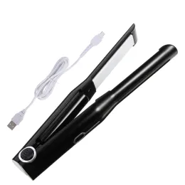 Irons Hair Retrener Bezprzewodowe urządzenie do obrzeżania Rolki objętości USB Curling Różdżka ABS Podróż mini żelazo