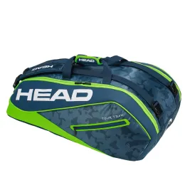 Bags Head Tour Team 9 Packs Tennis Bag Rackets Rucksack abnehmbarer Träger