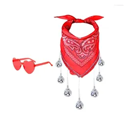 Scarves Elastic Cashew Flower Kerchief Punk Heart Sunglasses Teens Hiphop Dropship