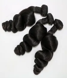 Burmesiska hårbuntar vietnamesiska kambodjanska mänskliga hårväv naturlig färg 3Bundlot Loose Wave Cuticle Human Hair Exhlidsions6147112