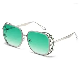 Sunglasses 2024 Baroque Women's Lentes Oculos Gafas De Sol Feminino Lunette Solei Unique Ladies Diamond Sun Glasses Mujer