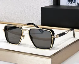 ファッショントップデザイナーThe Amari Sunglasses Vintage Punk Classic Square Shape Bezel Glasses SummerAvant-Garde Trendy Style Protection Come Comes Case