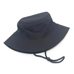 버킷 모자 디자이너 모자 빠른 건조 모자 당기기 밧줄 바람 방풍 및 방수 여름 야외 낚시 모자 남자와 여자의 얇은 통기성 바이저 모자