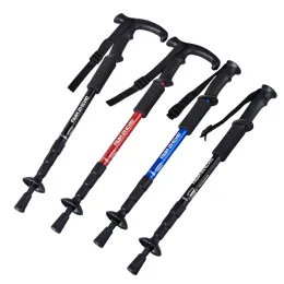 Sticks Anti Shock Trekking Pole Ultralight Walking Sticks Adjustable Hiking Canes Telescopic Crutch for Nordic Walking Sticks
