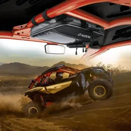 Ruote per tutti i terreni NICECNC UTV Borsa da tetto per tetto in PVC antiscivolo Tasca portaoggetti impermeabile per mappa grande per Can Am Maverick X3 Max DS Turbo