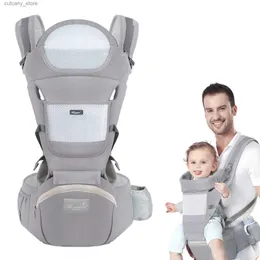 Przewoźniki Proce plecaki bawełniany nośnik ergonomiczny stołek do talii noworodek do malucha wielokrotnie i po kangurach akcesoria L240318