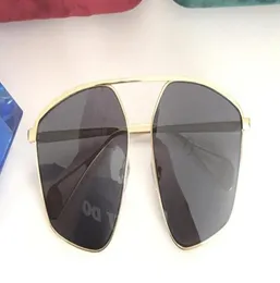 Óculos de sol LuxuryDesigner para homens e mulheres 0437 Armação de metal especialmente projetada Glaases autênticos UV400 Óculos de sol com 6252325