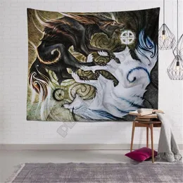 Tapisseries Viking Legend Warrior Limited 3D Print Wall Tapestry Rectangular Home Decor Hanging Decoration 04