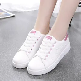 Casual Shoes Women's Sneakers Plus Size 35-41 Platform Outdoor Walking Sport Sapatillas de Mujer Tenis White Green Black 690