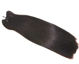 Dilys funmi saç çift çizilmiş düz saç demetleri Brezilya Hint Perulu İnsan Saç Atkıları Doğal Renk 822 inç2928472