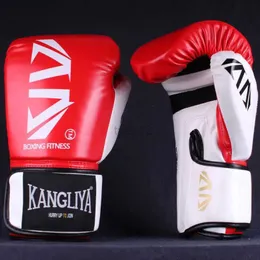 Przekładnia ochronna 6 Oz-12 Oz Kick Boks Rękawiczki dla dorosłych lub dzieci SANDA/WALKA/WALKA/MUAY TAI MITTS MĘŻCZYZN KOBIETY GUANTES DE Boxeo Boxe Sprzęt YQ240318