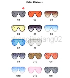 Дизайнер Ff Fenndi Солнцезащитные очки Цикл Роскошные Модные Женские Мужские Европейские И Американские Тенденции Новый Цельный Ретро Большая Рамка Ветер Gl9757061