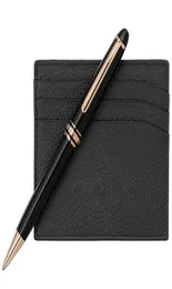 Monte Ballpoint Pen Black Resin RollerBall Pen Blance Luxury 163 Promotion Fountain Pens No Gift Box9759019
