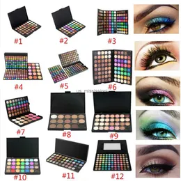 Ombretto completo 120 colori Ombretto luccicante Matte Eye Shadow Palette Kit per il trucco Cosmetici di bellezza BoxL2403