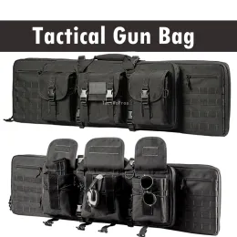 Bolsas Bolsa de pistola tática à prova de choque ao ar livre Airsoft Shooting Gun Protection Case Bolsa