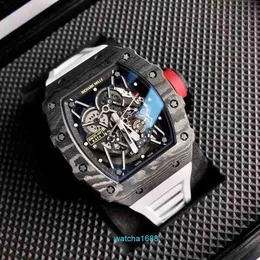Ladies Watch RM Watch Lastest Watch RM35-02 Timepiece Swiss Automatic Movement Sapphire Mirror Importerad gummiband