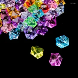 Party Decoration 1000pcs/lot 1.5CM Acrylic Crystal Ice Rock Stones Vase Gems For Wedding Decor Confetti Table Scatter Beads