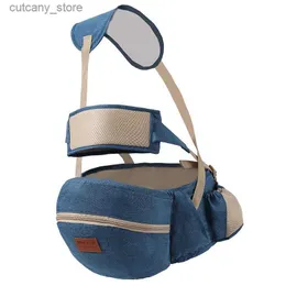 Carriers Slings Backpacks Baby Hip Seat Carrier Kids Waist Stool for Child Infant Toddler with Adjustable Strap Buckle Pocket Soft Inner Huge Storage L240318