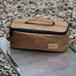 Sacos de armazenamento Sundick Camping Tableware Bag Grande Capacidade Bolsa Leve Respirável Portátil Resistente ao Desgaste para Piquenique
