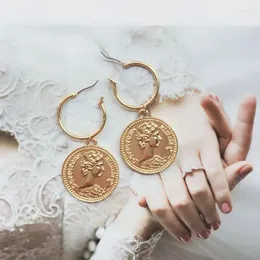 أقراط مسمار CPDD عتيقة القبائل الثريا العملة المعدنية إسقاط المرأة المجوهرات أزياء