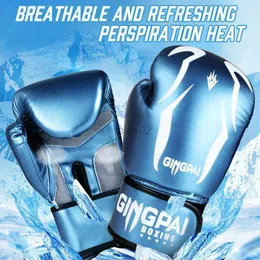 معدات واقية Gingpai 6/8/10/12oz الأطفال السيدات/الرجال قفازات الملاكمة Sanda قتال Muay Mma Karate Punch Training قفازات Taekwondo Gloves YQ240318