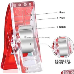 Annan hem trädgård 30set/parti 100/150st Sying Plastic Clips Quilting Crafting Clogheting Sticking Safety Ousloed Colors Binding Drop DHRPC